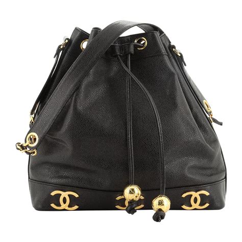 chanel gabrielle drawstring bucket bag|Chanel drawstring bag vintage.